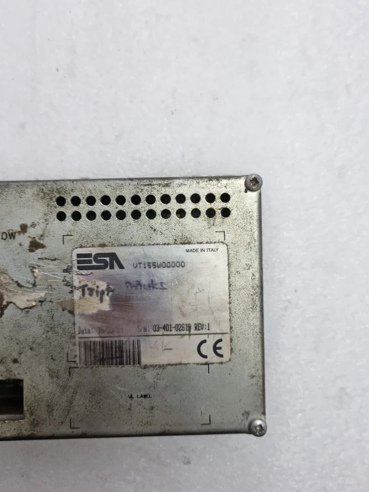 For Parts/Scrap ESA VT155W00000 Touch Panel Hmi Made In Italy VT155W00000
